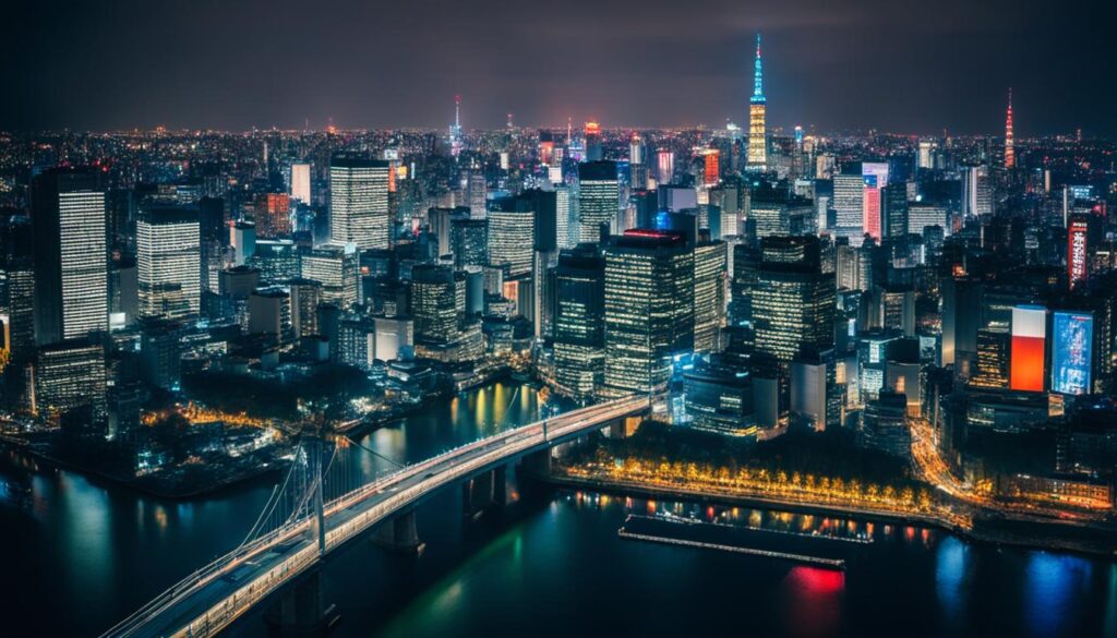 impresionantes vistas de Tokio